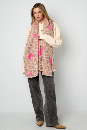 Leopard love scarf
