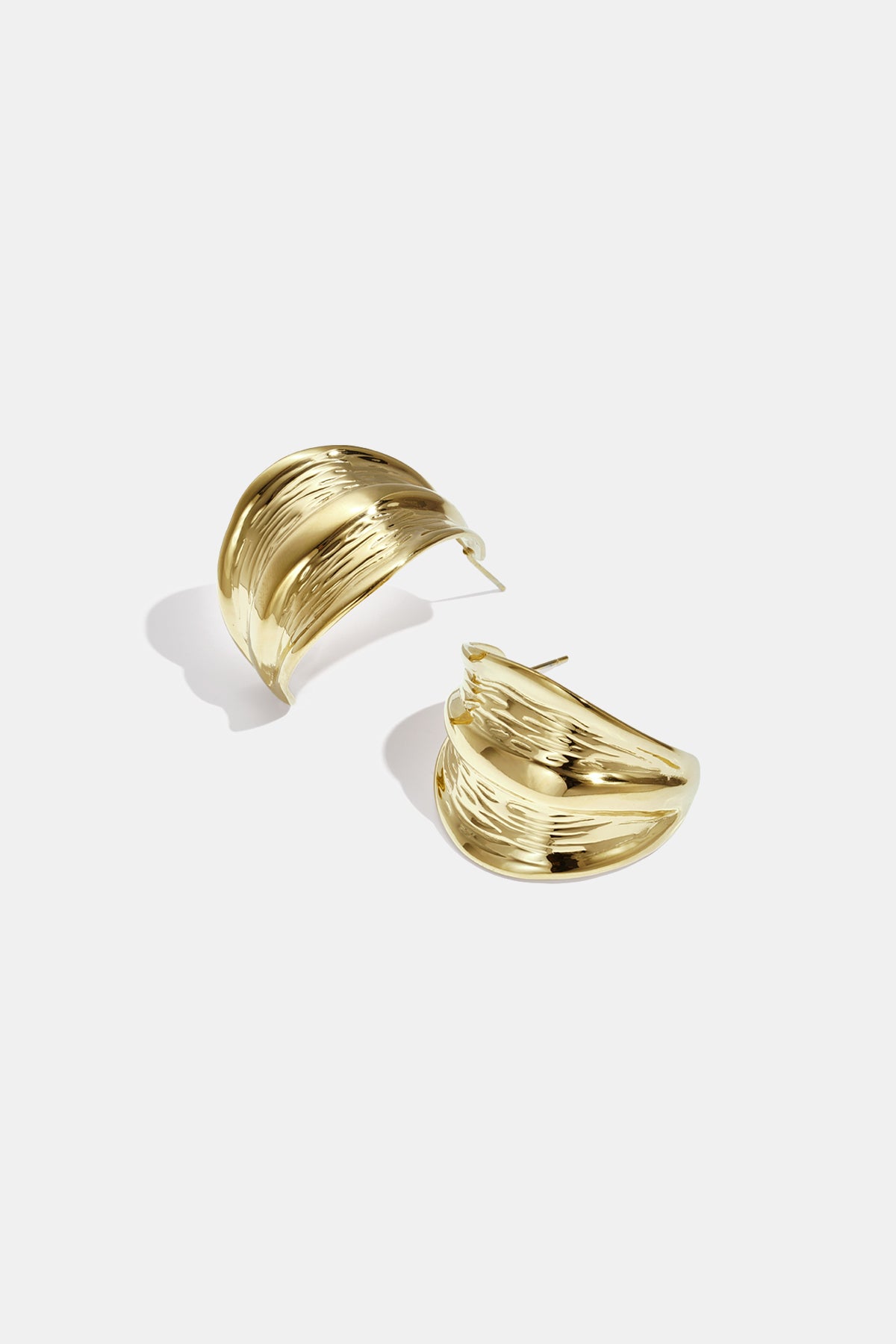 Hoop Earrings Leaf - Oorringen | SERAMODE