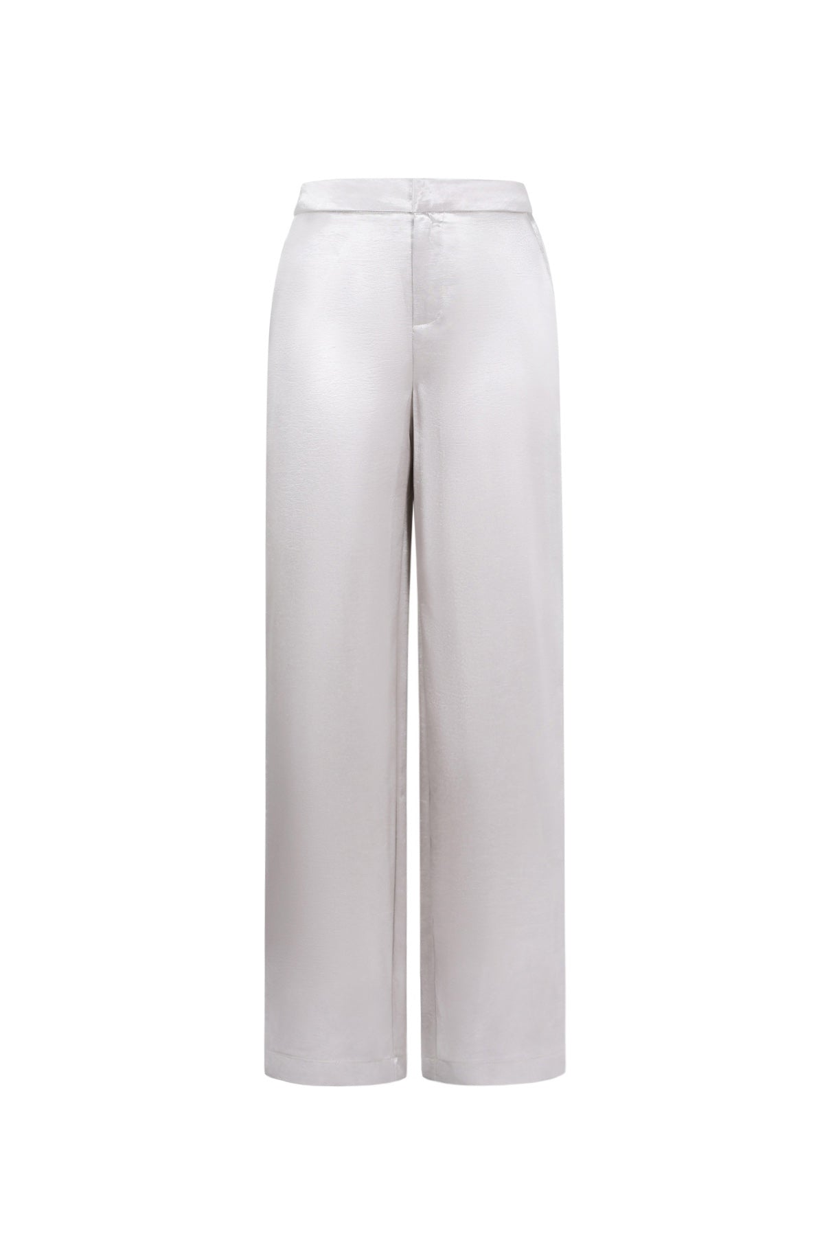 Women's Straight Pants Solid Color - Dames Pantalon | SERAMODE
