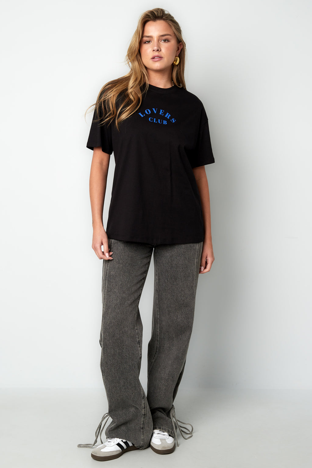 Cotton Women's T-shirt Casual Letters