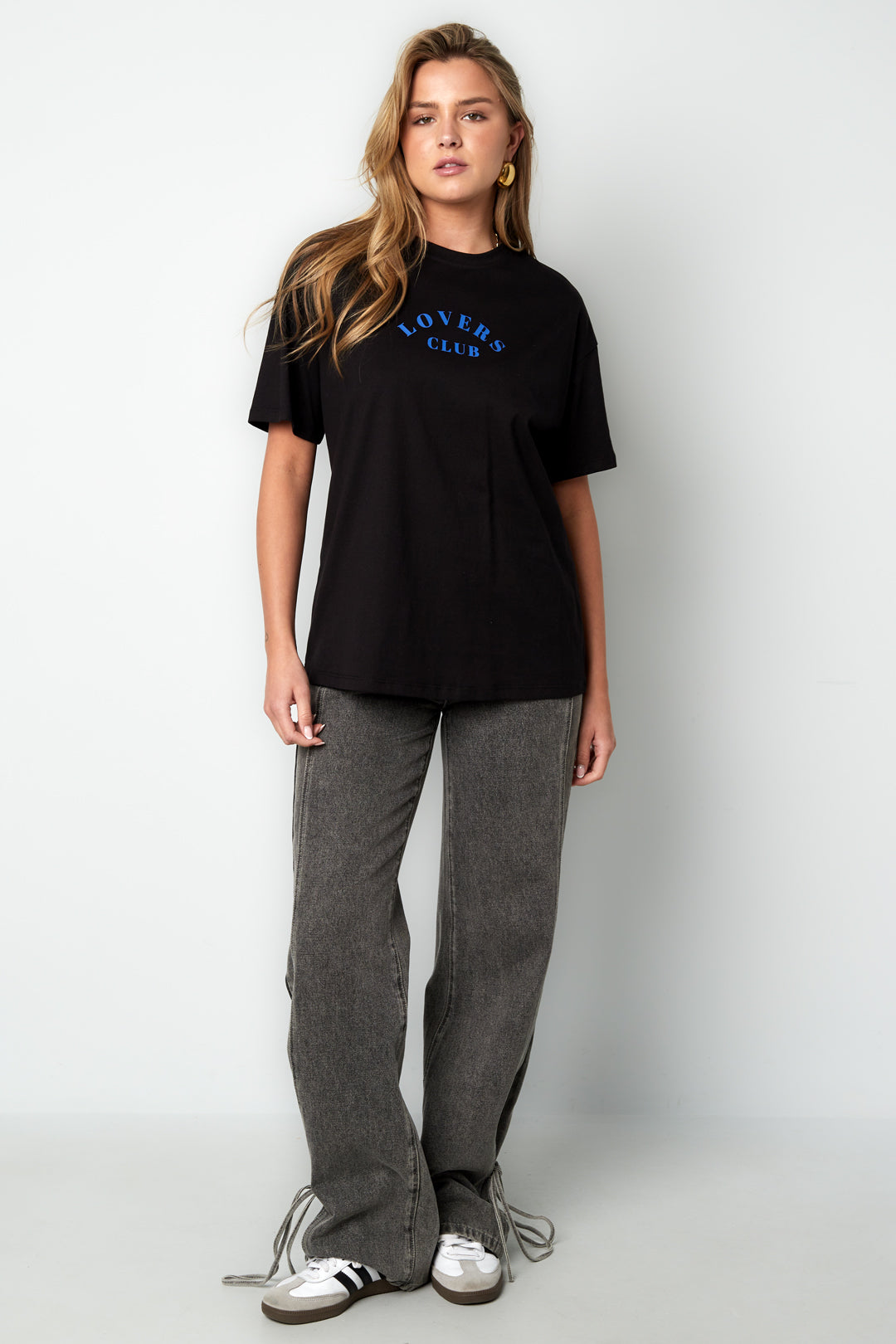 Cotton Women's T-shirt Casual Letters