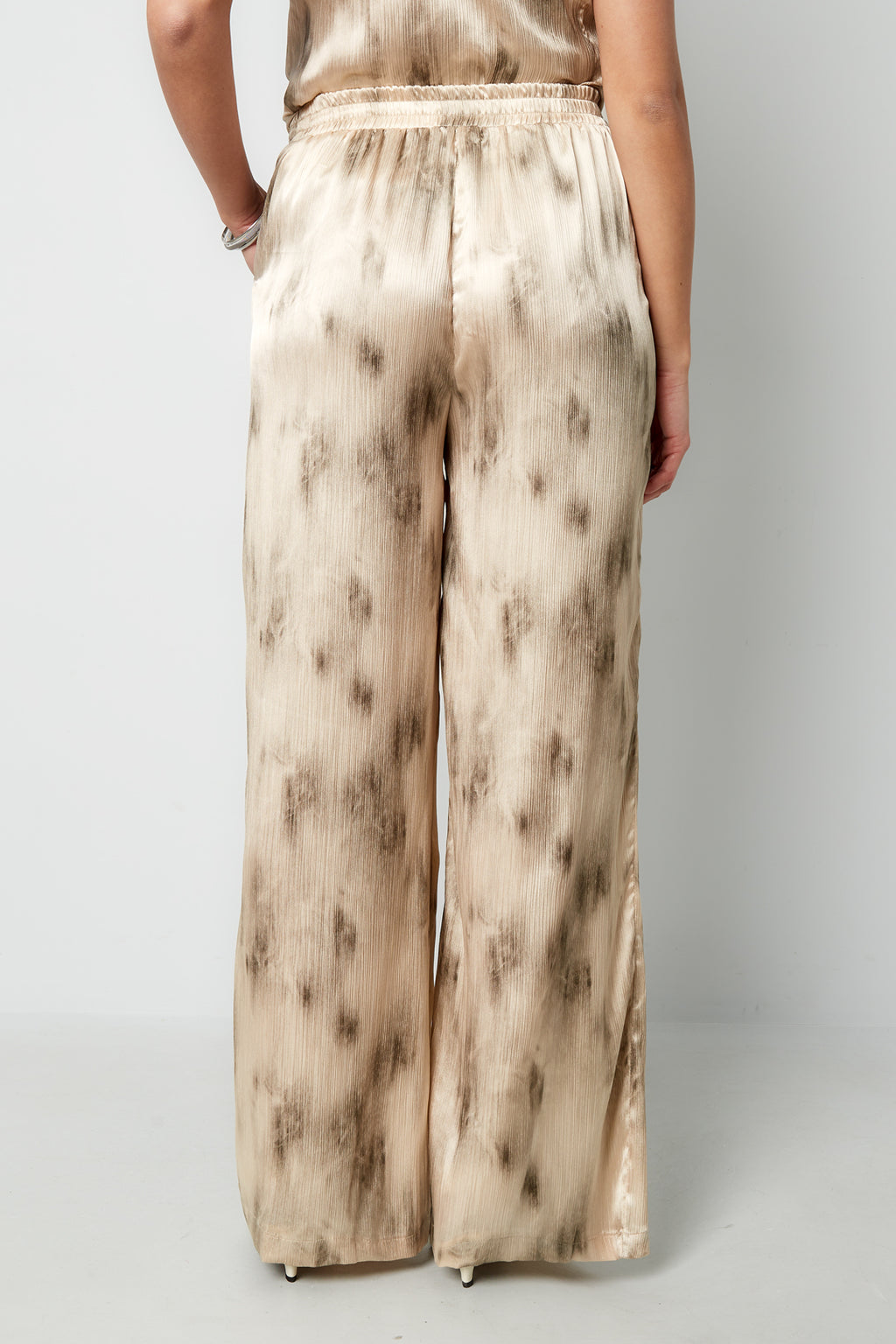 Woven Casual Women's Wide Leg Pants Tie-dye Spring/Summer