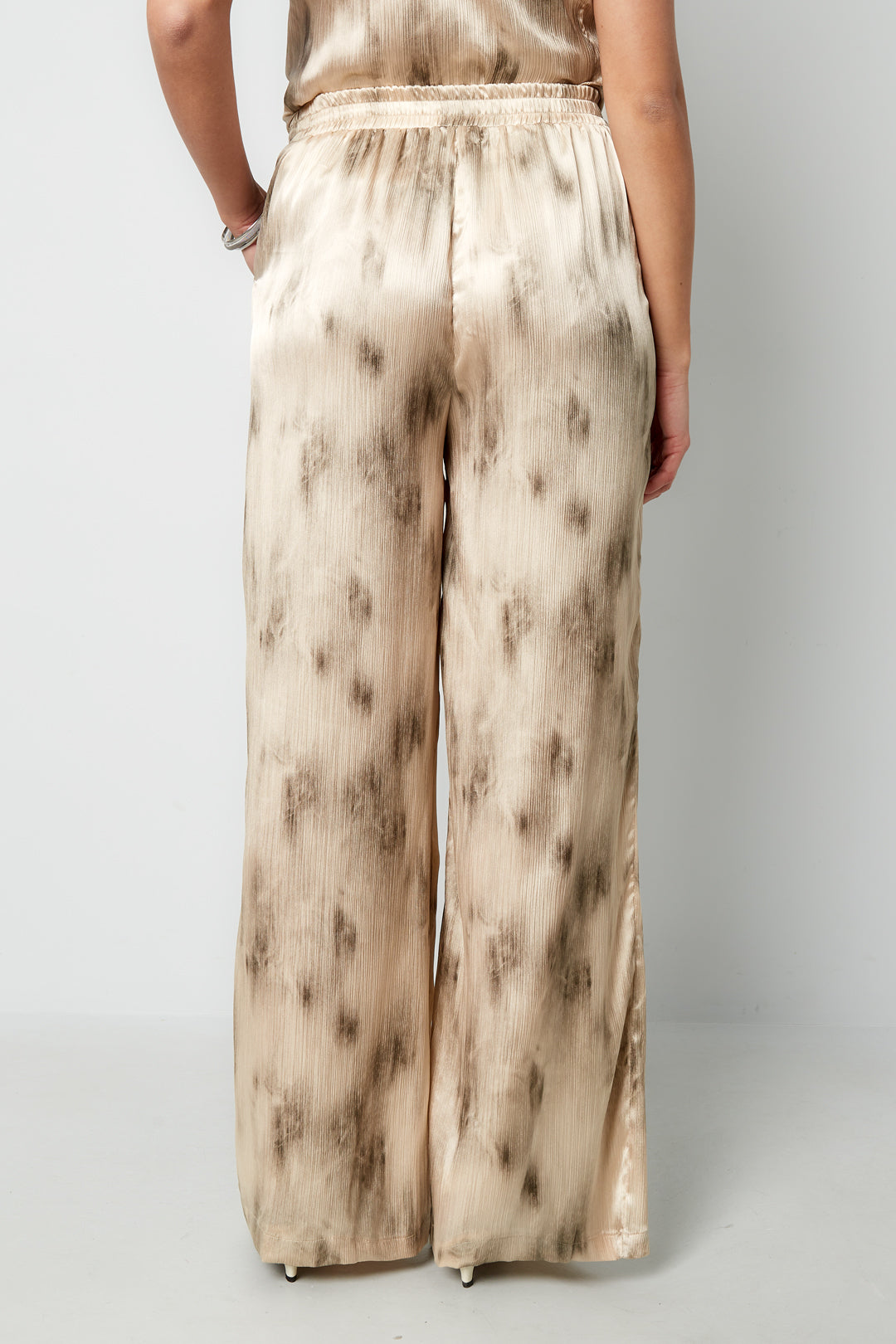 Woven Casual Women's Wide Leg Pants Tie-dye Spring/Summer