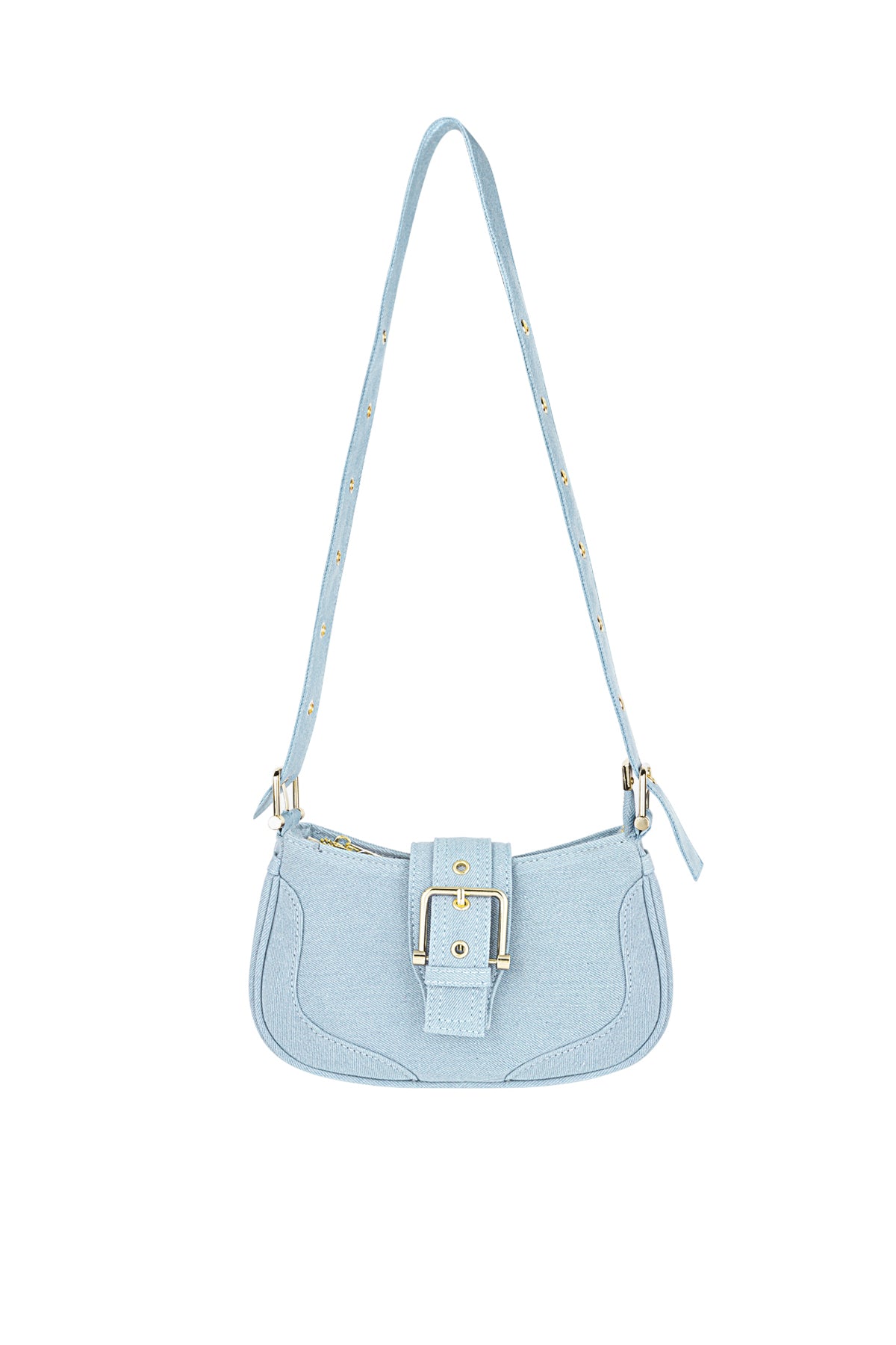 Colored Bag with Buckle Detail - Schoudertas Dames | SERAMODE