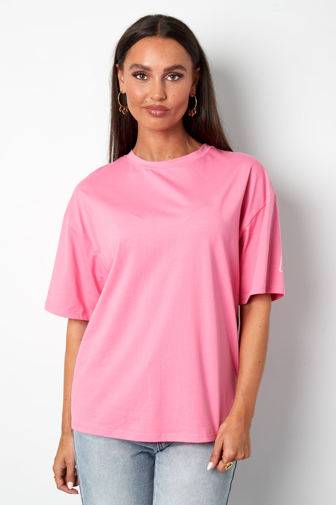 Cotton Women's T-shirt Casual Letters