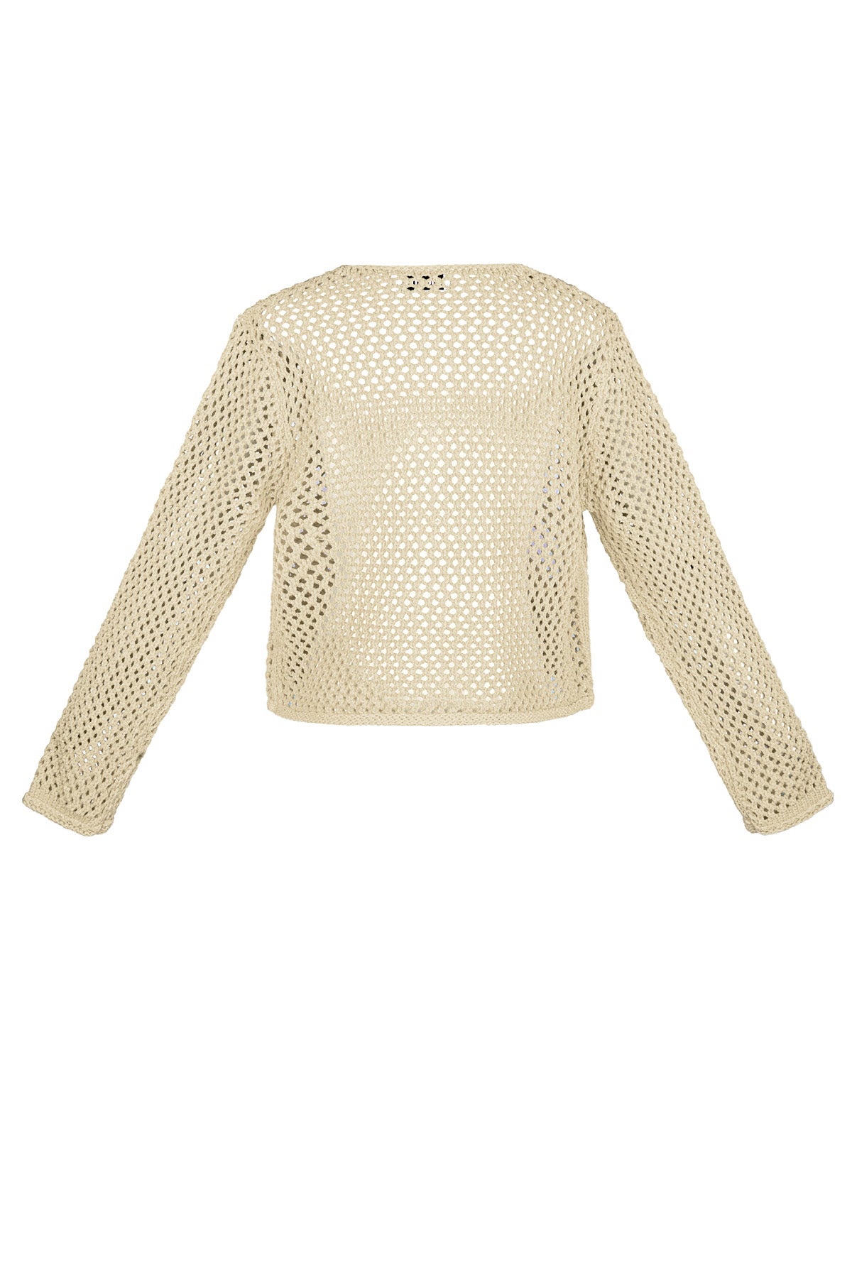 Knitted Polyester Women's Cardigan Open Front Crochet Pattern