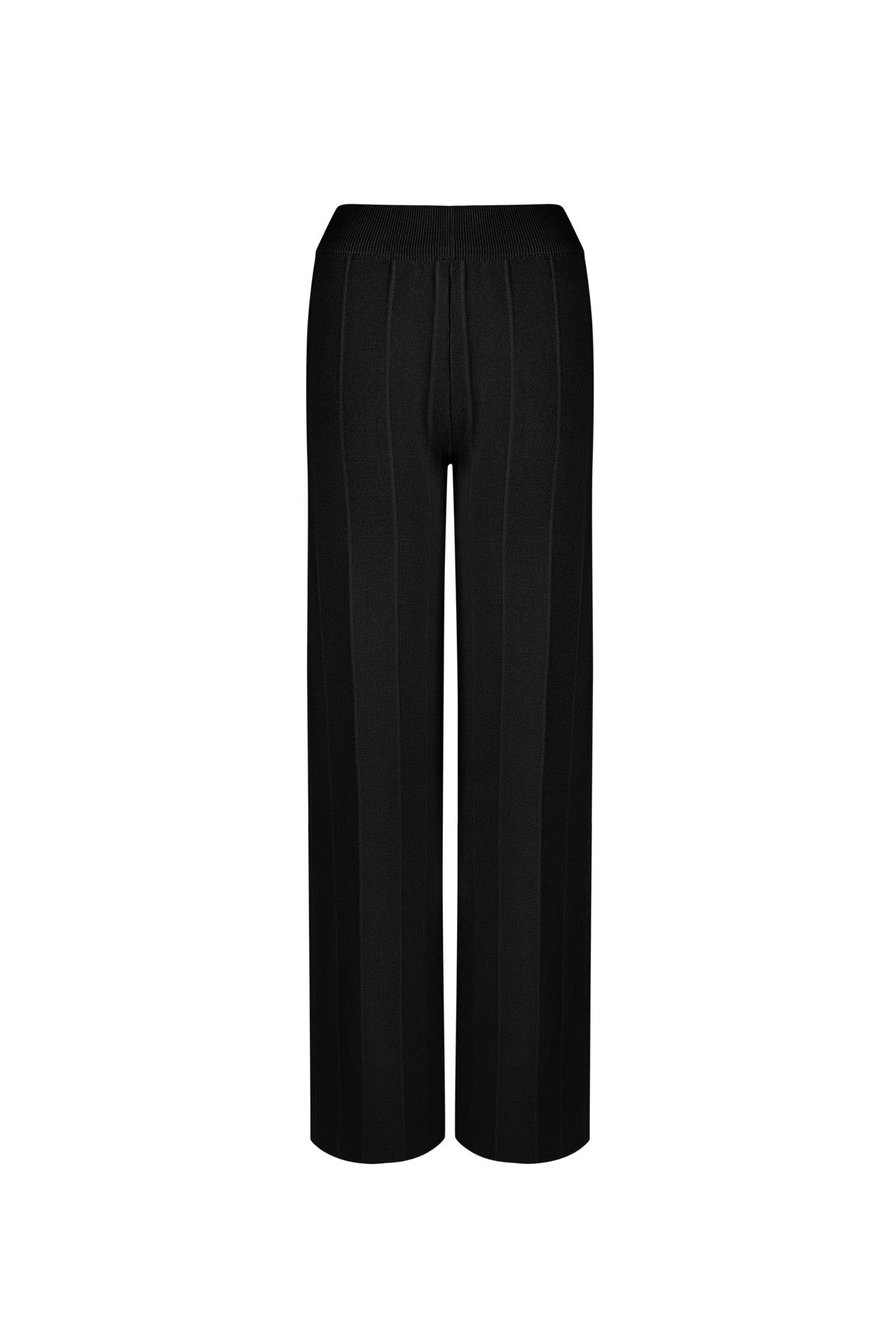 Viscose Women's Wide Leg Pants Conservative Solid Color - Wide Leg Broek Dames | SERAMODE