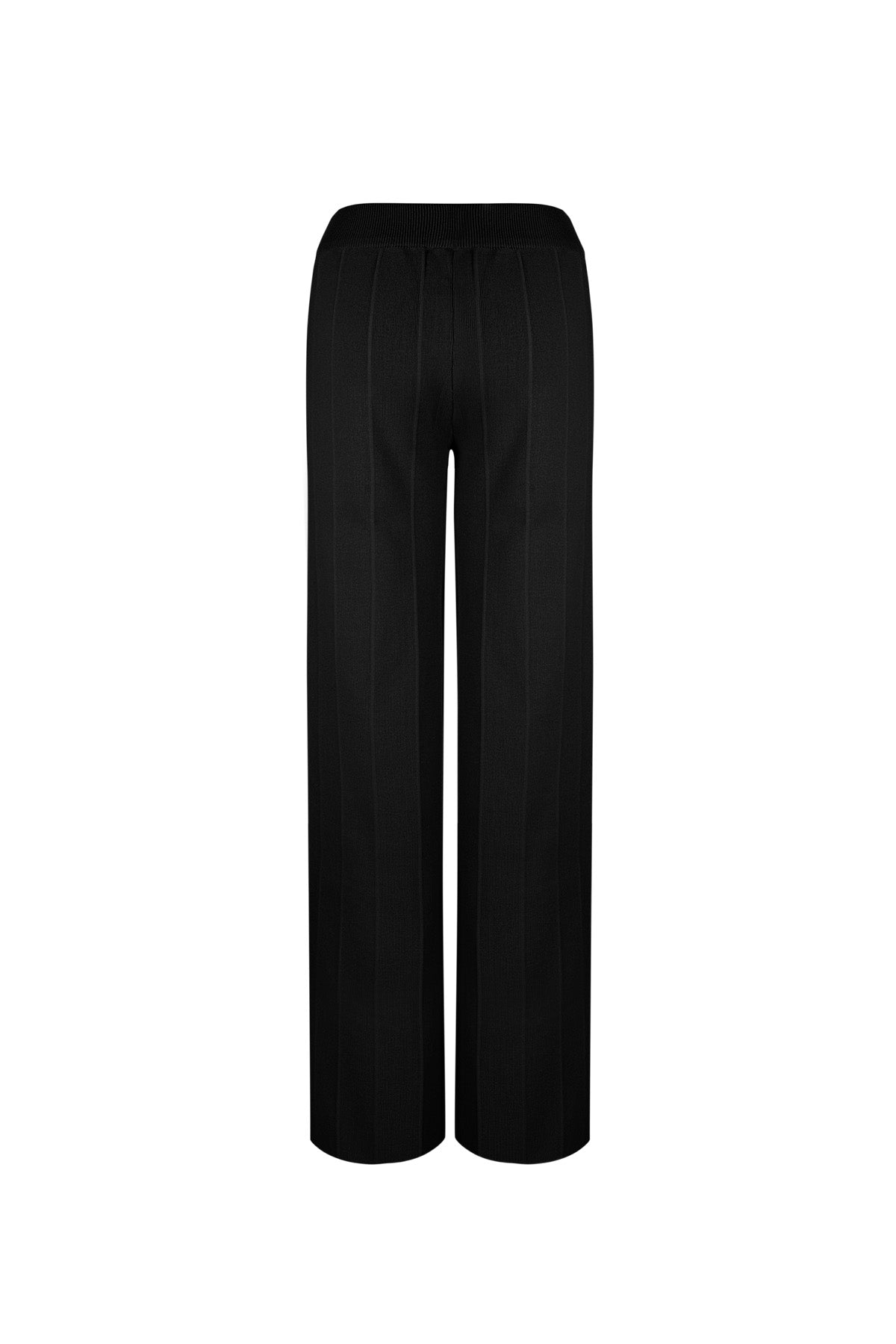 Viscose Women's Wide Leg Pants Conservative Solid Color