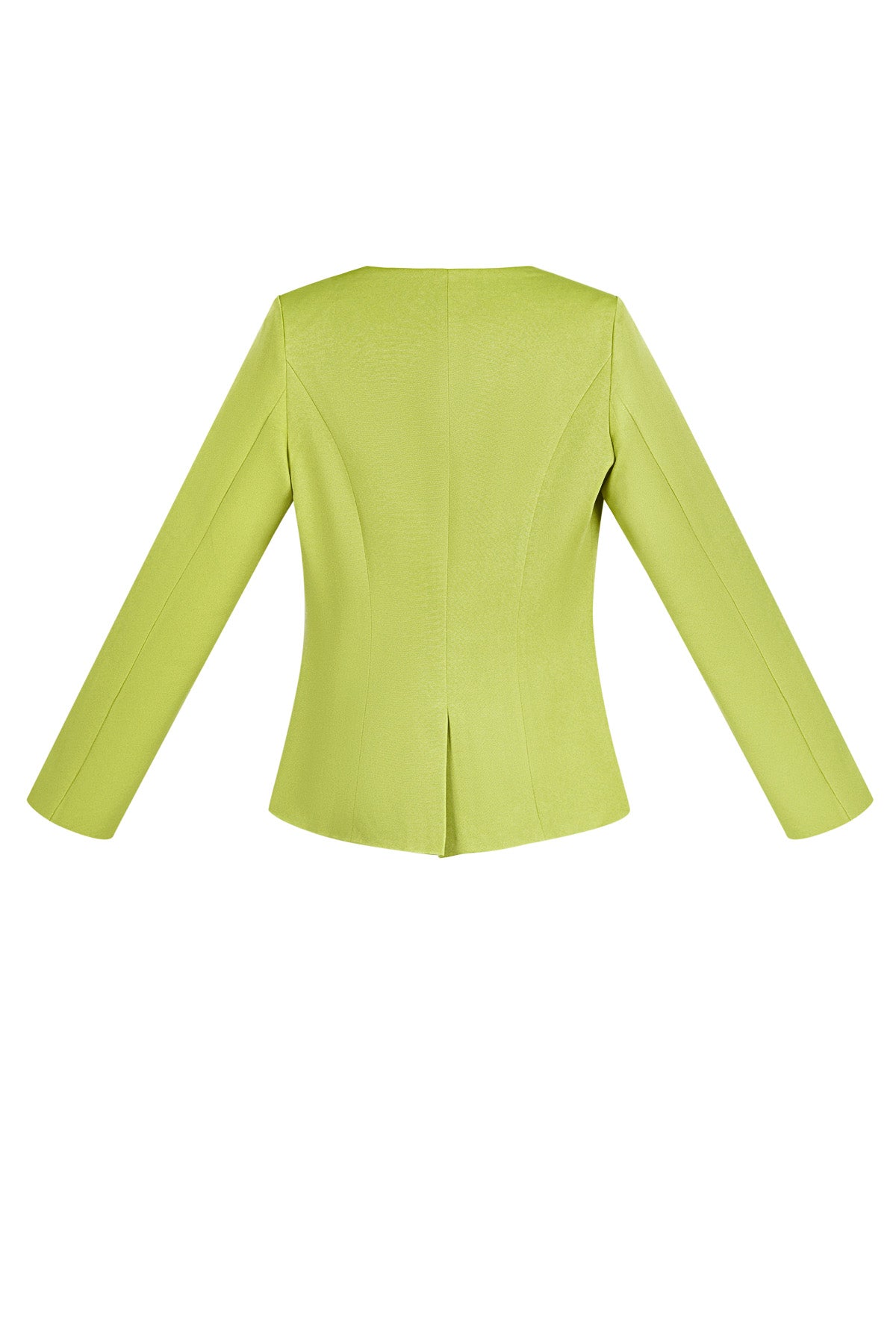 Polyester Women's Suit Jacket Square Neckline Tailored Fit