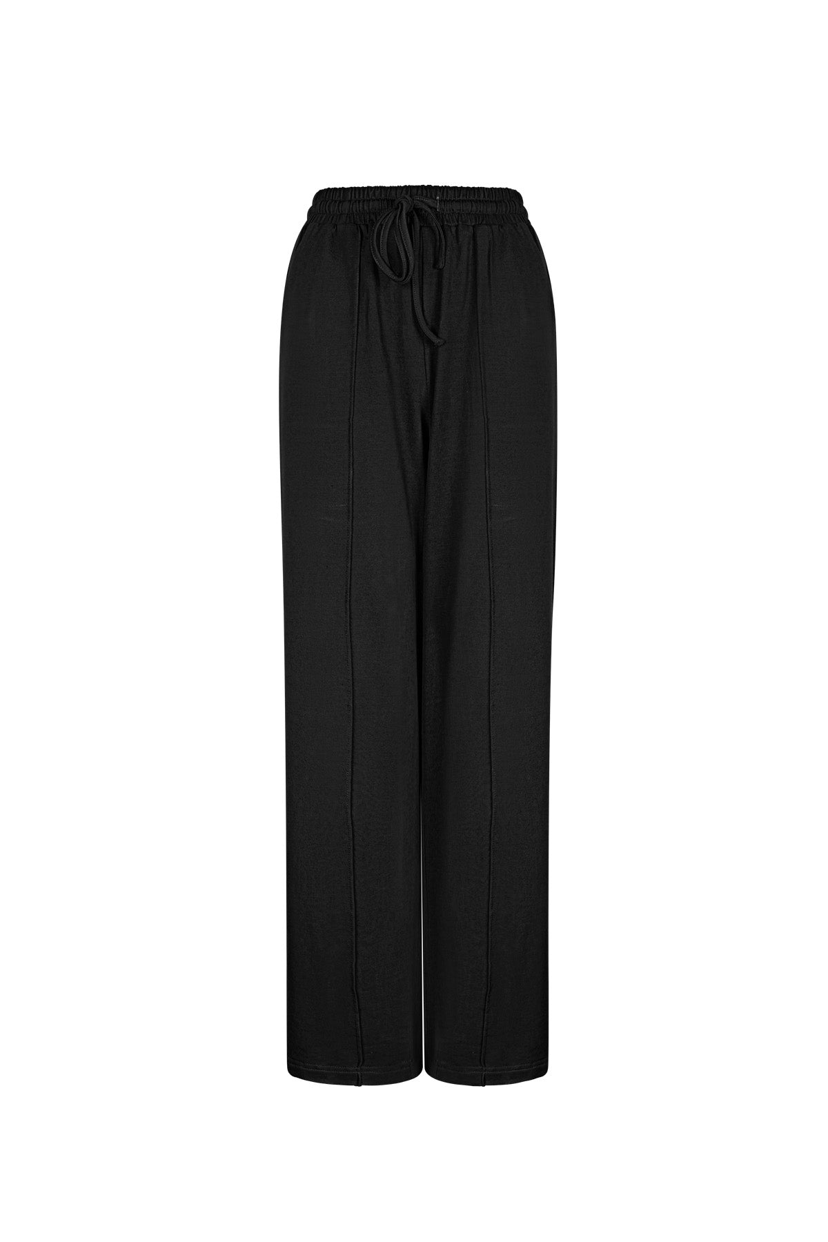 Women's Wide Leg Pants Comfortable Drawstring Waist - Wide Leg Broek Dames | SERAMODE