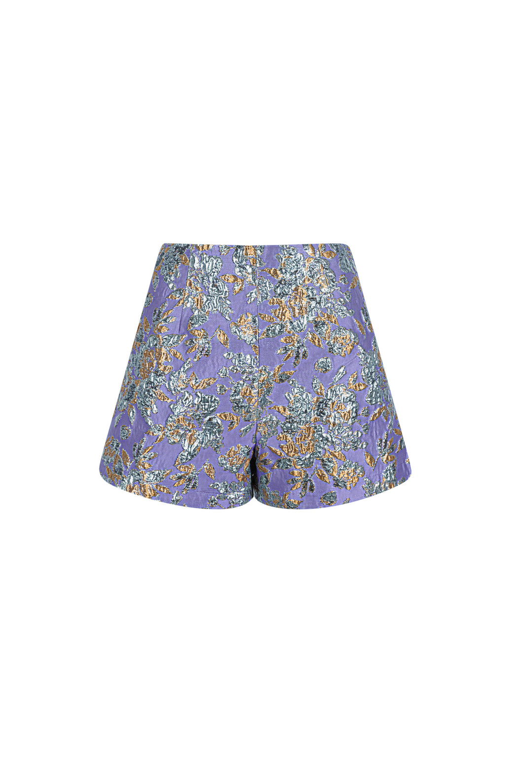 Women's High-Waisted Shorts Floral Print - Dames Shorts | SERAMODE