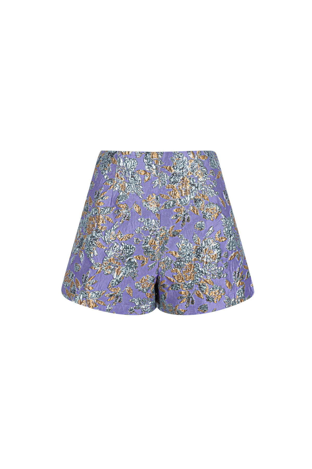Women's High-Waisted Shorts Floral Print - Dames Shorts | SERAMODE