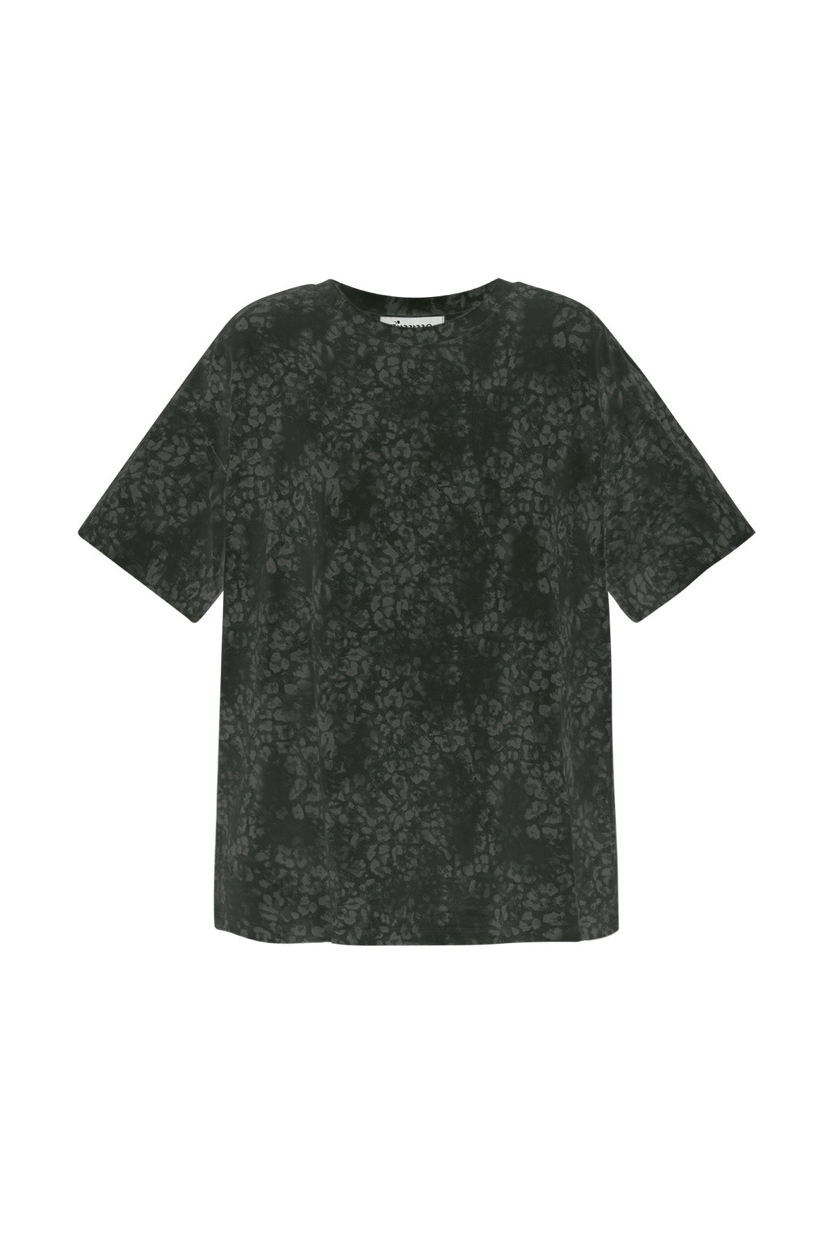 Cotton Women's T-shirt Oversized Leopard Print