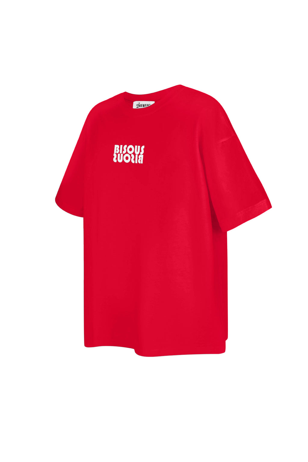 Cotton Women's T-shirt Oversized Logo Print