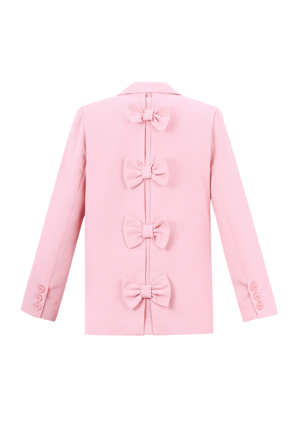 Polyester Women's Suit Set Tailored Bow Detail