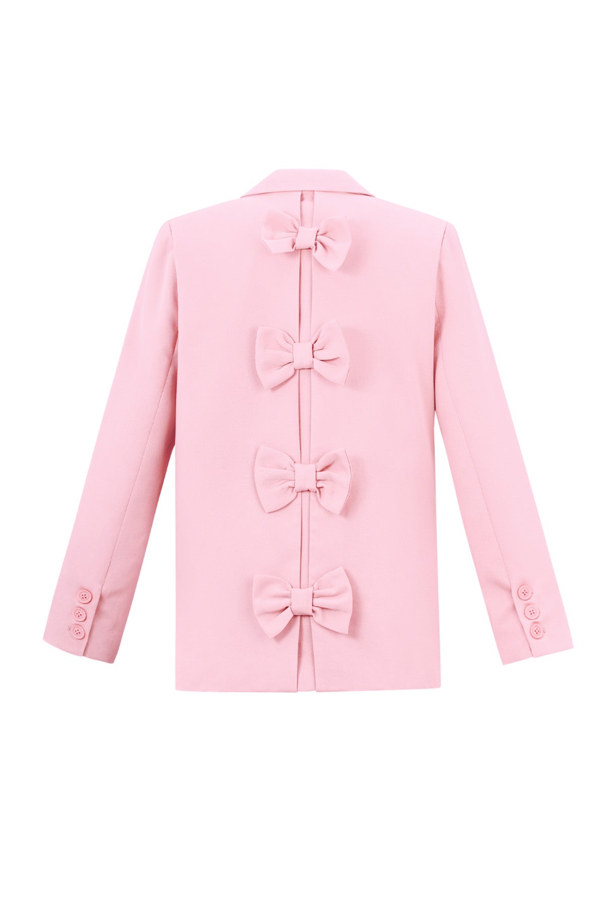 Polyester Women's Suit Set Tailored Bow Detail