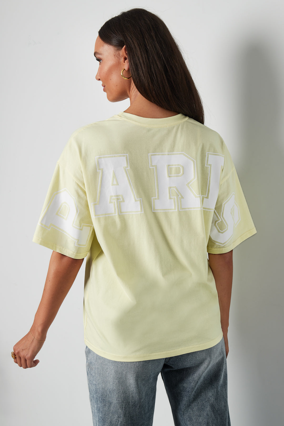 Cotton Women's T-shirt Casual Letters