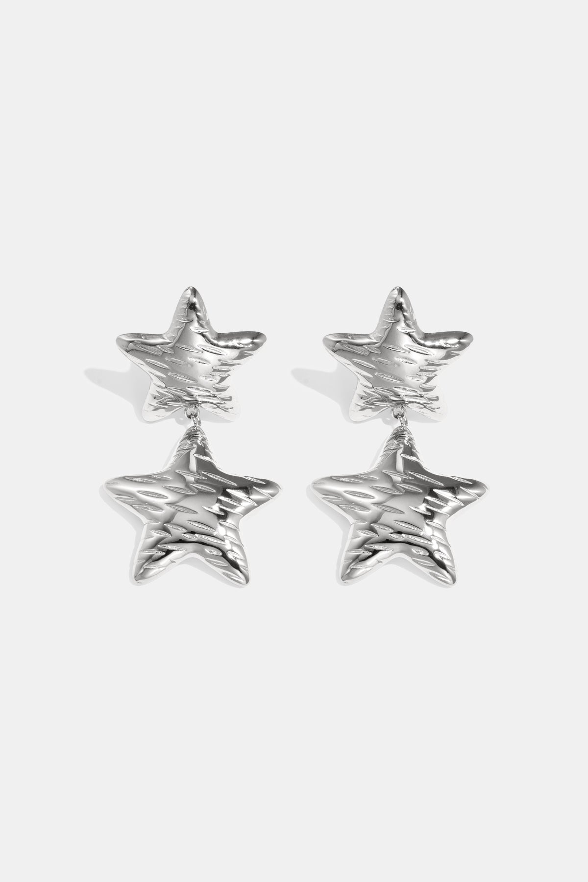 Stainless Steel Drop Earrings Star Casual Daily Simple Series Women's jewelry