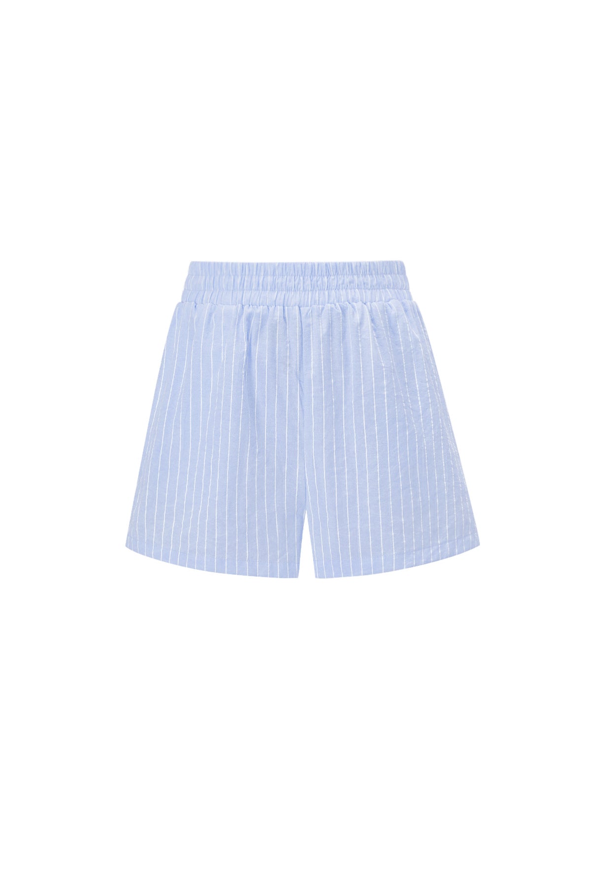 Cotton Woven Women's Shorts Casual Stripes