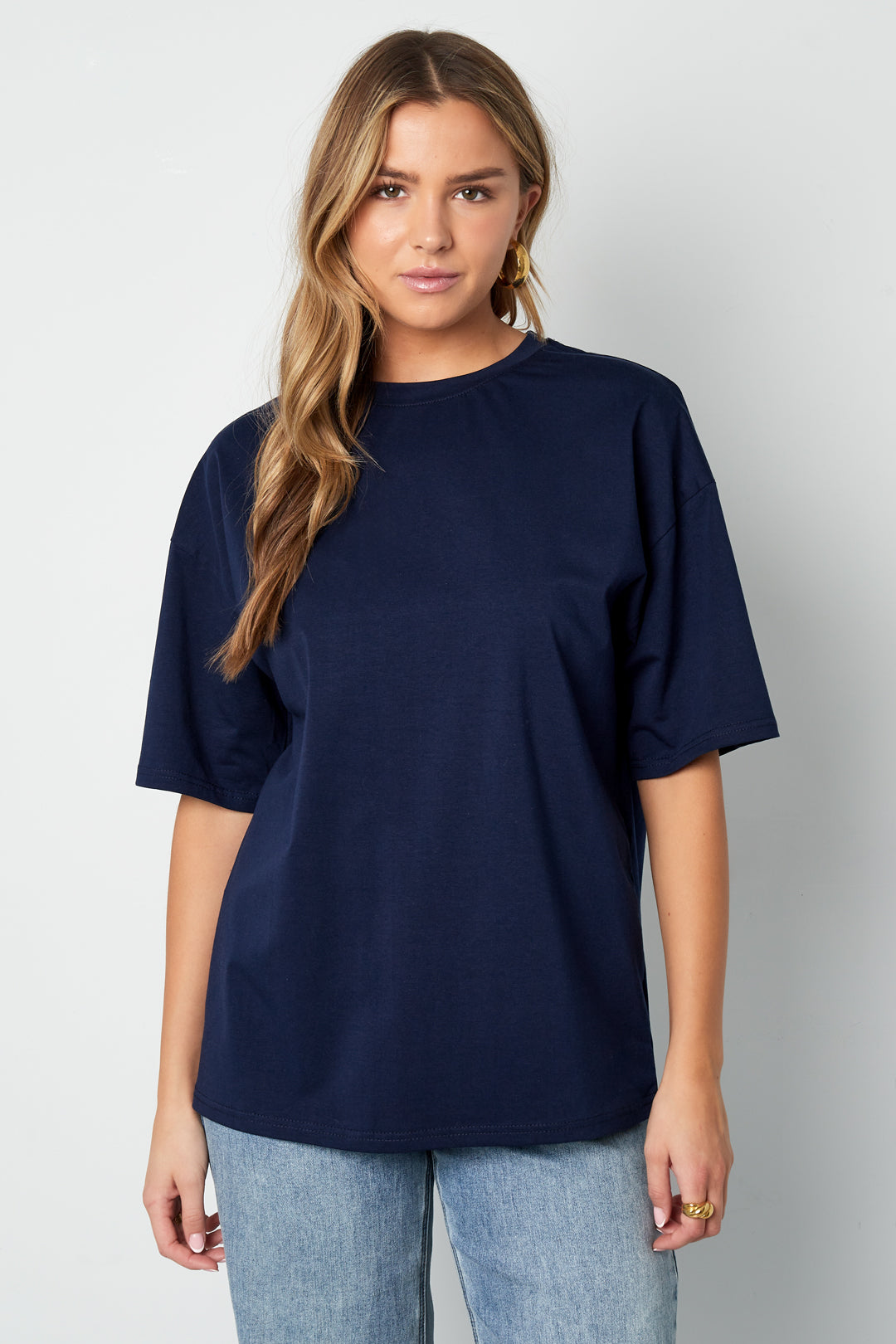 Cotton Women's T-shirt Casual Letters