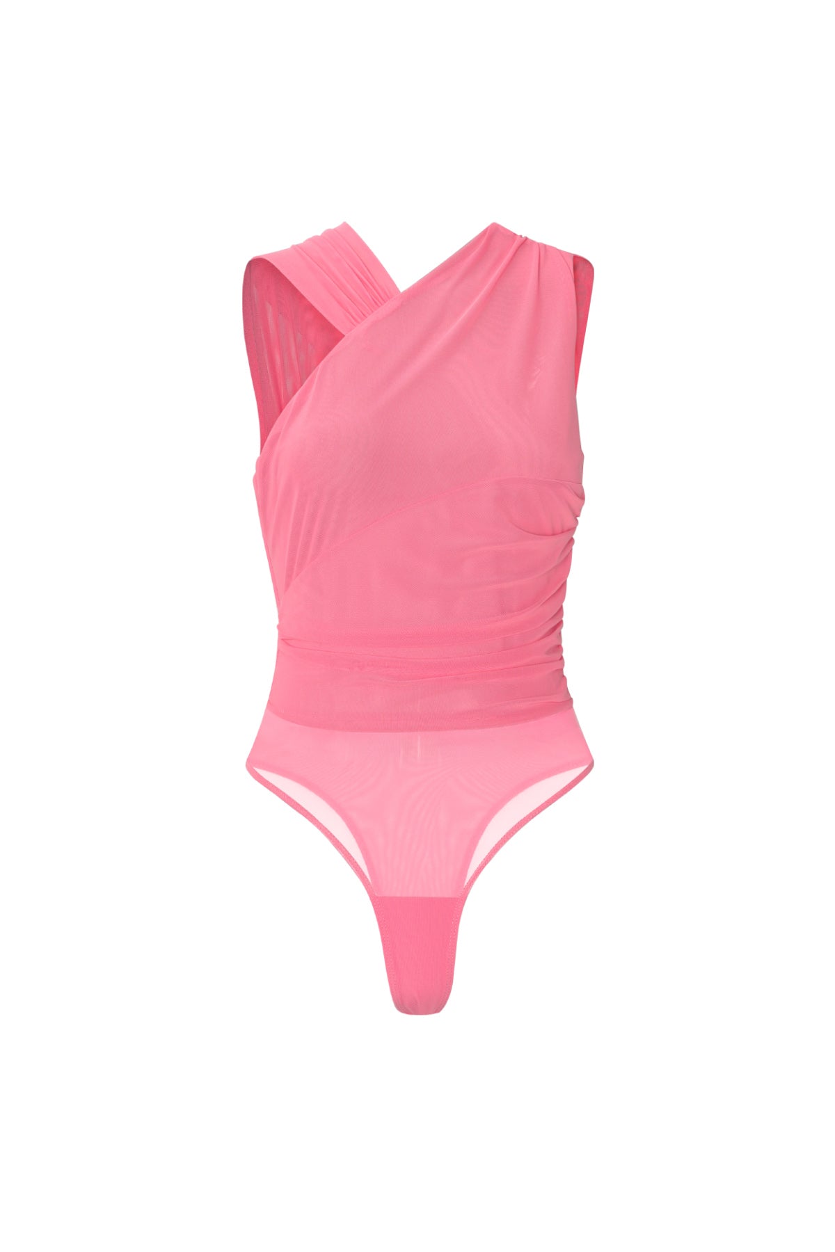 Spandex Shapewear Bodysuit One-Shoulder Design Contouring Fit - Dames Kleding | SERAMODE